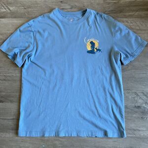 Caribbean Short Sleeve Blue T Shirt Medium "Man's Best Friend"